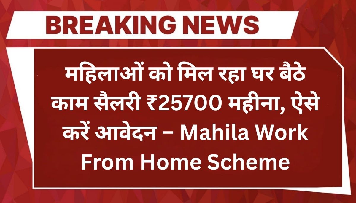 Mahila Work From Home Scheme 